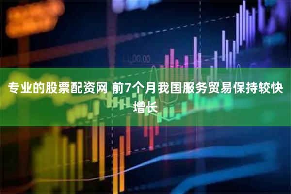专业的股票配资网 前7个月我国服务贸易保持较快增长